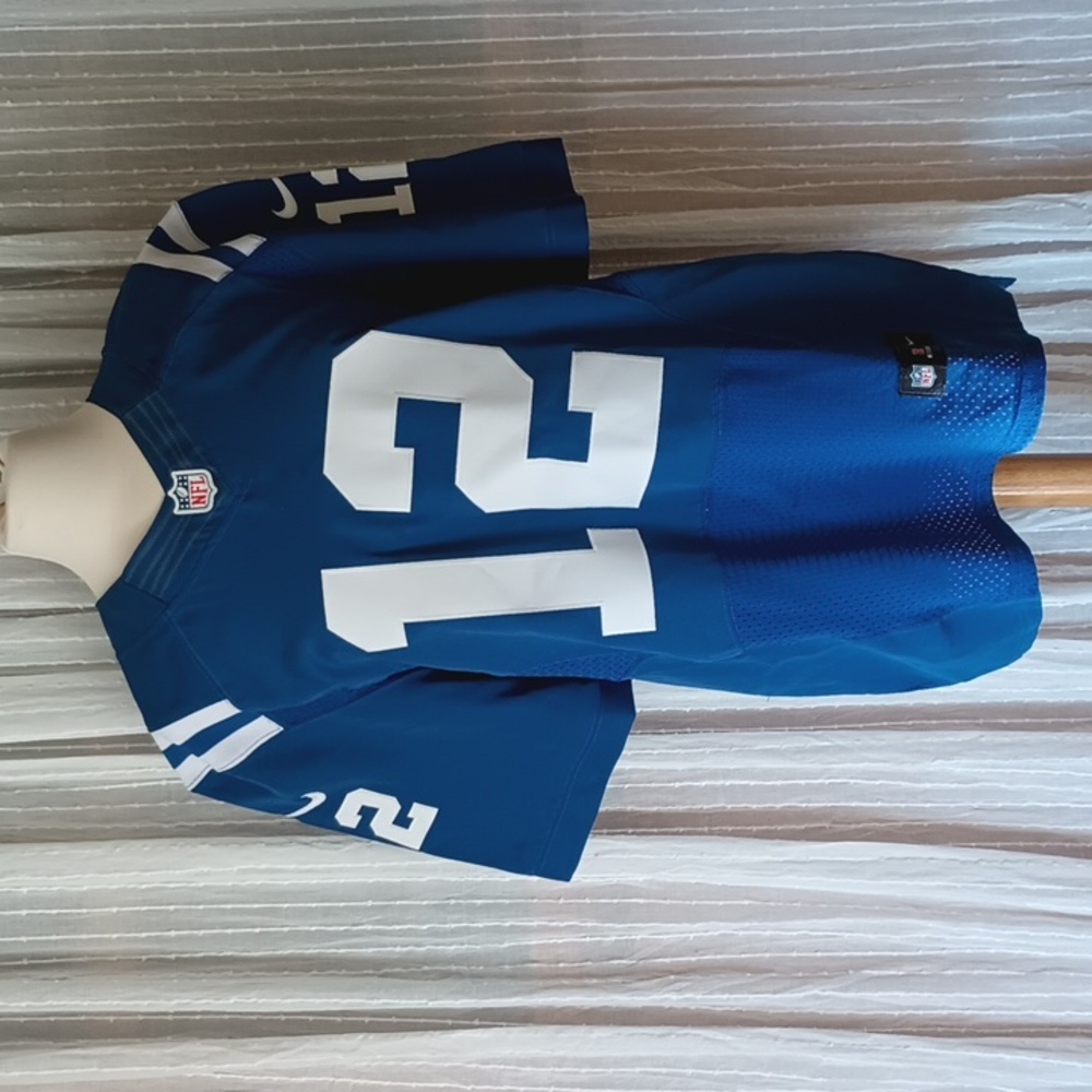 Indianapolis Colts NFL Andrew Luck #12 Blue On Field Football Jersey Sz 44 NWOT